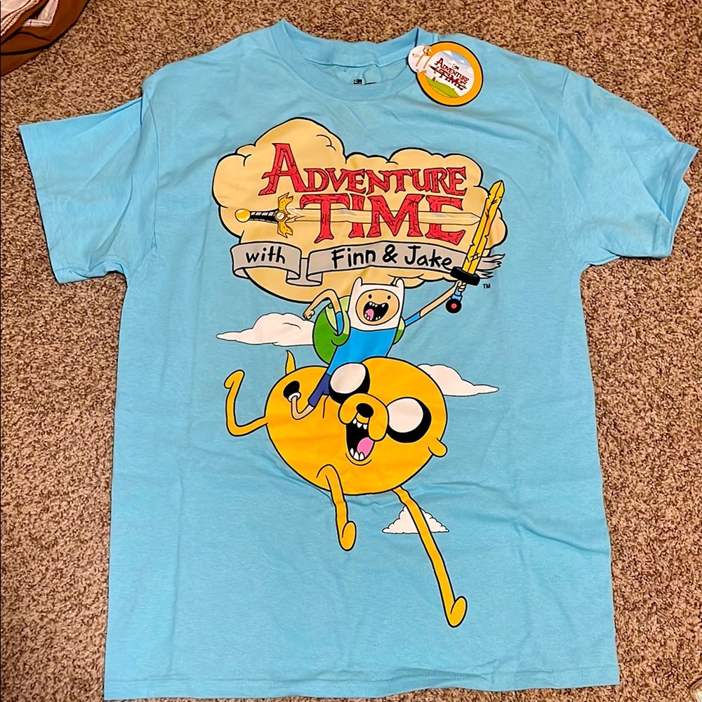 Adventure Time Finn & Jake Blue T-Shirt